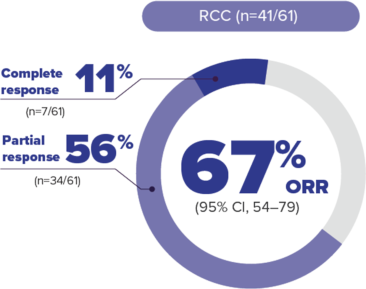 Percentage of Patients Who Achieved an Objective Response (Objective Response Rate, ORR) for VHL Disease-Associated RCC in the Extended Follow-Up Analysis